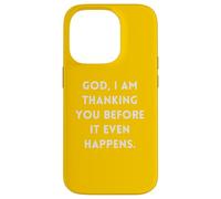 Mon Dieu, Je Te Remercie Avant même Que Cela n'arrive Coque pour iPhone 14 Pro