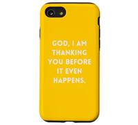 Mon Dieu, Je Te Remercie Avant même Que Cela n'arrive Coque pour iPhone SE (2020) / 7/8