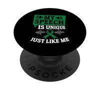 Mon Discours Est Unique - Sensibilisation Au Bégaiement PopSockets PopGrip Adhésif