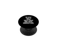 Mon Discours intérieur est 100% Non filtré et Compris à 100% Bold PopSockets PopGrip Adhésif