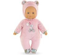 Mon Doudou COROLLE - Pti' Coeur Ours Rose - 30 cm - petit poupon - senteur de vanille - des 9 mois