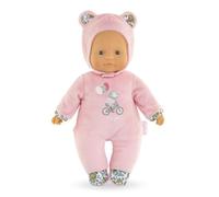Mon Doudou COROLLE - Pti' Cœur Ours Rose - 30 cm - petit poupon - senteur de vanille - dès 9 mois