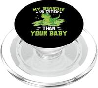 Mon Dragon Barbu Est Plus Mignon - Éleveur De Reptiles, PopSockets PopGrip pour MagSafe
