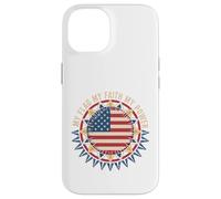 Mon Drapeau, ma Foi, ma Force Drapeau américain USA Patrioti Coque pour iPhone 14