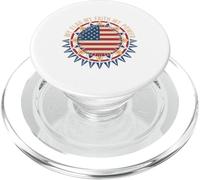 Mon Drapeau, ma Foi, ma Force Drapeau américain USA Patrioti PopSockets PopGrip pour MagSafe