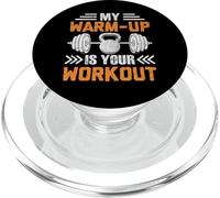 Mon échauffement est Votre entraînement en Force PopSockets PopGrip pour MagSafe