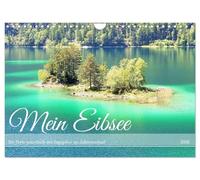 Mon Eibsee - La perle en dessous de la Zugspitze au fil des saisons, Version française (Calendrier mural 2026 DIN A4 portrait), Calendrier CALVENDO mensuel