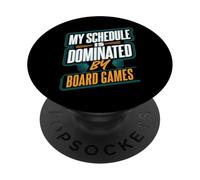 Mon Emploi du Temps est dominé par Les Jeux de société Funny Game Night PopSockets PopGrip Adhésif