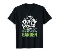 Mon Endroit Heureux Est Le Jardin Planter T-Shirt