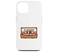 Mon enfance ressemblait à Cette Cassette rétro Coque pour iPhone 13