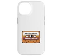 Mon enfance ressemblait à Cette Cassette rétro Coque pour iPhone 14