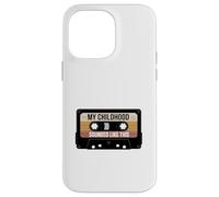 Mon enfance ressemblait à Cette Cassette rétro Coque pour iPhone 14 Pro Max