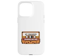 Mon enfance ressemblait à Cette Cassette rétro Coque pour iPhone 15 Pro Max