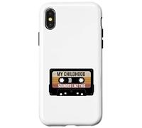 Mon enfance ressemblait à Cette Cassette rétro Coque pour iPhone X/XS