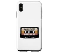 Mon enfance ressemblait à Cette Cassette rétro Coque pour iPhone XS Max