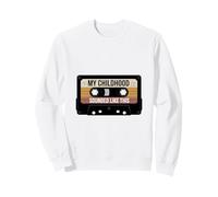 Mon enfance ressemblait à Cette Cassette rétro Sweatshirt