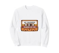 Mon enfance ressemblait à Cette Cassette rétro Sweatshirt