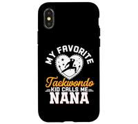 Mon enfant de taekwondo préféré m'appelle Nana Funny Taekwondo Nana Coque pour iPhone X/XS