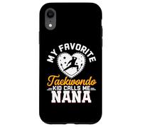 Mon enfant de taekwondo préféré m'appelle Nana Funny Taekwondo Nana Coque pour iPhone XR
