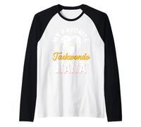 Mon enfant de taekwondo préféré m'appelle Nana Funny Taekwondo Nana Manche Raglan