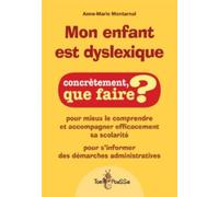 Mon enfant est dyslexique (couverture peut différer)