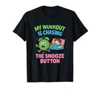 Mon entraînement poursuit Le Bouton Snooze T-Shirt