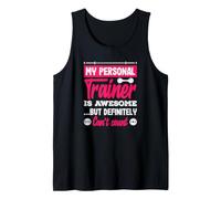 Mon entraîneur Personnel ne Peut certainement Pas Compter Funny Gym Débardeur