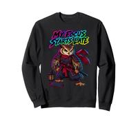 Mon Envie Commence Tard Samurai Hibou Nuit Ronde Mode Sweatshirt