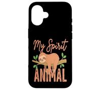 Mon Esprit Animal Paresseux drôle Mignon Coque pour iPhone 16