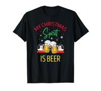 Mon Esprit De Noël C’est La Bière Ambiance Hiver T-Shirt