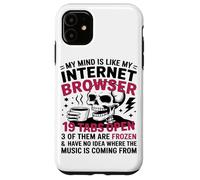 Mon Esprit Est comme Mon Navigateur Internet, Amateur De Coque pour iPhone 11