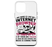 Mon Esprit Est comme Mon Navigateur Internet, Amateur De Coque pour iPhone 12 Mini