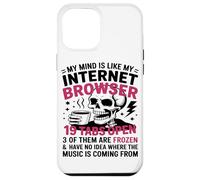 Mon Esprit Est comme Mon Navigateur Internet, Amateur De Coque pour iPhone 12 Pro Max