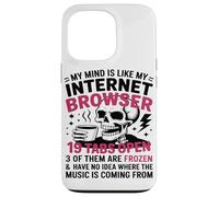 Mon Esprit Est comme Mon Navigateur Internet, Amateur De Coque pour iPhone 13 Pro