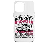 Mon Esprit Est comme Mon Navigateur Internet, Amateur De Coque pour iPhone 13 Pro Max