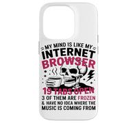 Mon Esprit Est comme Mon Navigateur Internet, Amateur De Coque pour iPhone 14 Pro