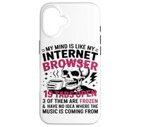 Mon Esprit Est comme Mon Navigateur Internet, Amateur De Coque pour iPhone 16