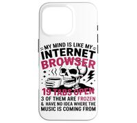 Mon Esprit Est comme Mon Navigateur Internet, Amateur De Coque pour iPhone 16 Pro