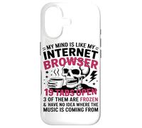 Mon Esprit Est comme Mon Navigateur Internet, Amateur De Coque pour iPhone 17