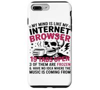 Mon Esprit Est comme Mon Navigateur Internet, Amateur De Coque pour iPhone 7 Plus/8 Plus