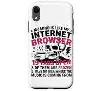 Mon Esprit Est comme Mon Navigateur Internet, Amateur De Coque pour iPhone XR