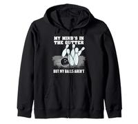 Mon Esprit est dans la gouttière mais Mes Boules ne sont Pas Sweat à Capuche