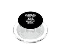 Mon Esprit est Un Quartier dans lequel Je ne Devrais Pas me Promener Seul PopSockets PopGrip pour MagSafe