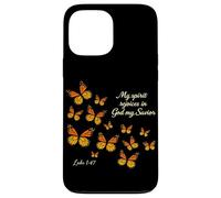 Mon Esprit se réjouit en Dieu Mon Sauveur Luke 1:47 Christian Coque pour iPhone 13 Pro Max