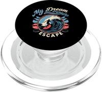 Mon évasion de rêve Surf Vintage PopSockets PopGrip pour MagSafe