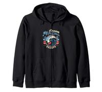 Mon évasion de rêve Surf Vintage Sweat à Capuche