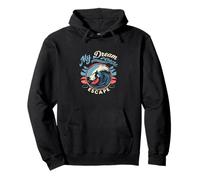 Mon évasion de rêve Surf Vintage Sweat à Capuche