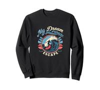 Mon évasion de rêve Surf Vintage Sweatshirt