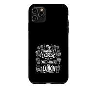 Mon Exercice Prefere C'est Le Dejeuner Humour Coque pour iPhone 11 Pro Max