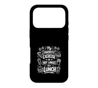 Mon Exercice Prefere C'est Le Dejeuner Humour Coque pour iPhone 17 Pro